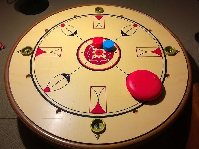 Carrom Pool Disc Game Board